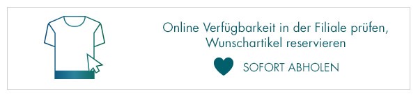 Egal, wo Sie sind: auf GALERIA.de prüfen, ob Ihr Lieblingsartikel gerade in Ihrer Filiale verfügbar ist, reservieren und noch am selben Tag dort abholen.