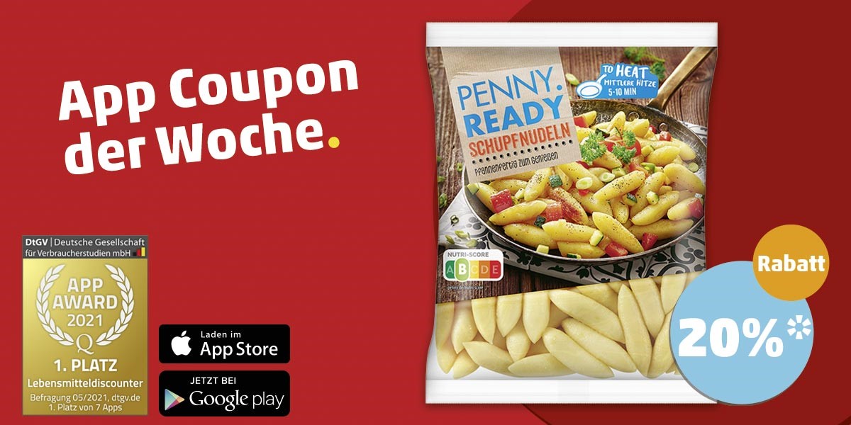 Noch mehr sparen mit der PENNY App