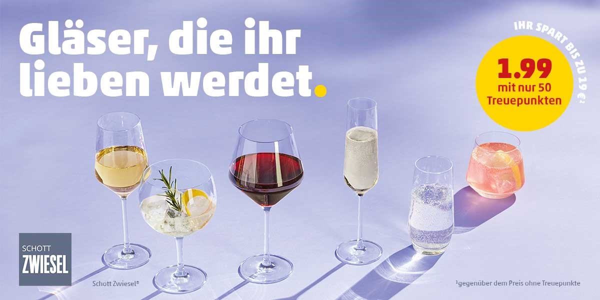 Gläser, die ihr lieben werdet.