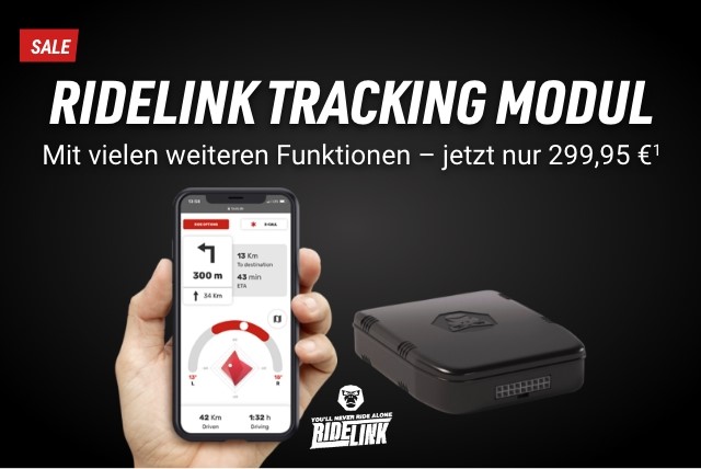 RideLink Tracking Modul Mit vielen weiteren Funktionen – jetzt nur 299,95 €