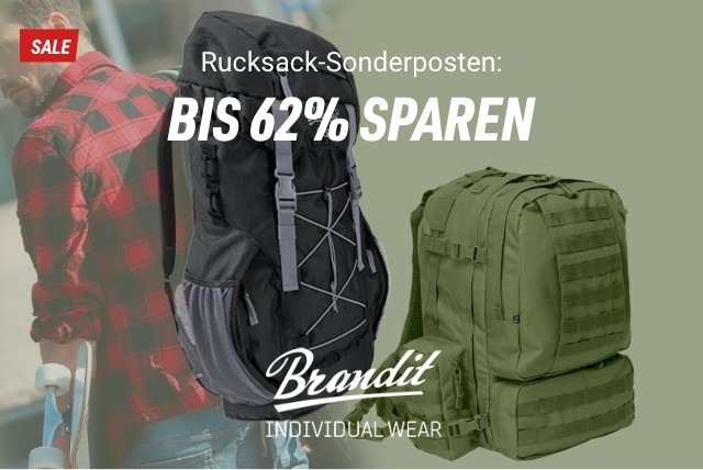 Brandit Rucksack-Sonderposten: 50% SPAREN