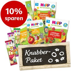 10% sparen: HiPP Knabber-Paket 
(8 Artikel)