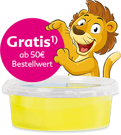 Gratis 1) ab 50 € Bestellwert