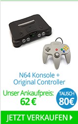 Nintendo 64 / N64 Konsole verkaufen