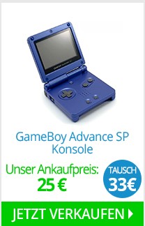 GameBoy Advance SP Konsole verkaufen