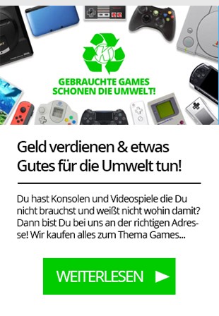 Games verkaufen für die Umwelt!