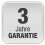 3 Jahre Garantie | Unabhängig der gesetzlichen Gewährleistung bieten wir Ihnen 3 volle Jahre kostenlose Garantie.